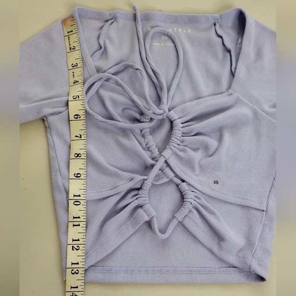 NWT Aéropostale Ties Multiple Ways Convertible Crop Top - Picture 9 of 9